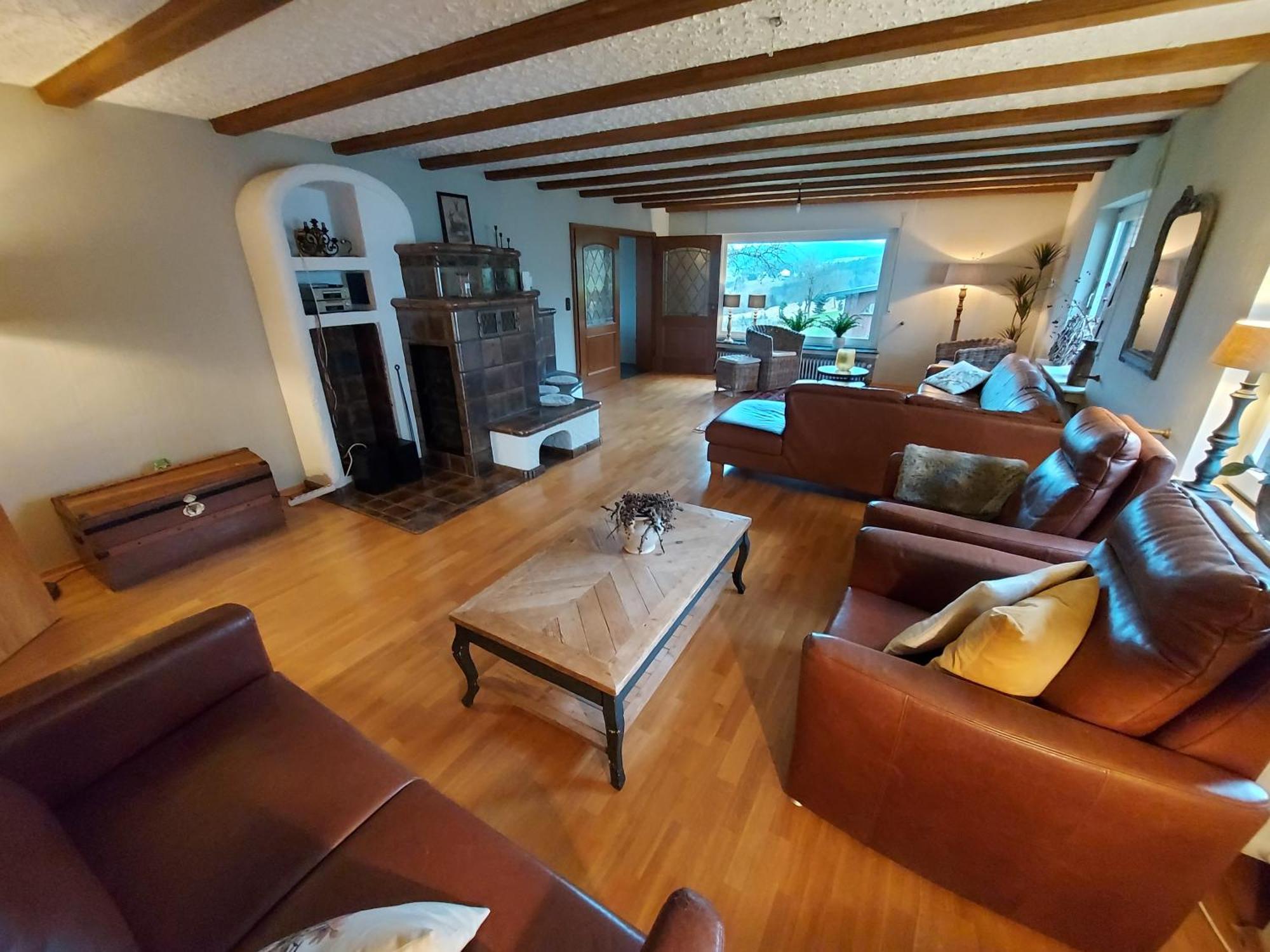 Ferienhaus Hescheld With Private Jacuzzi Hellenthal Exterior photo